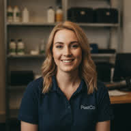 Synthetic staff portrait of Hailey, voice agent for The Pest Control Co.